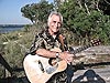 Old Folkie at the beach